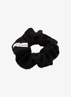 Scrunchie knitted zwart