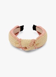 Haarband Sofie wit/roze