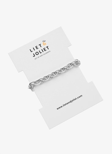 Schakel armband Luisa silver plated-2