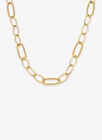 Schakel ketting Emmy gold plated