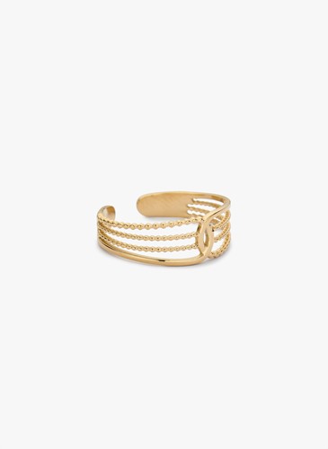 Ring Verity gold plated