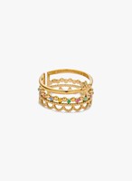 Ring Odalys gold plated-2
